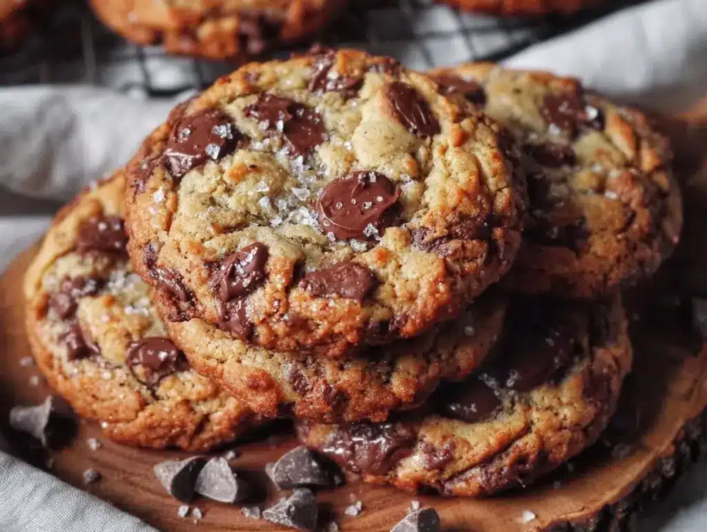 peanut butter chocolate chip cookies - featured image