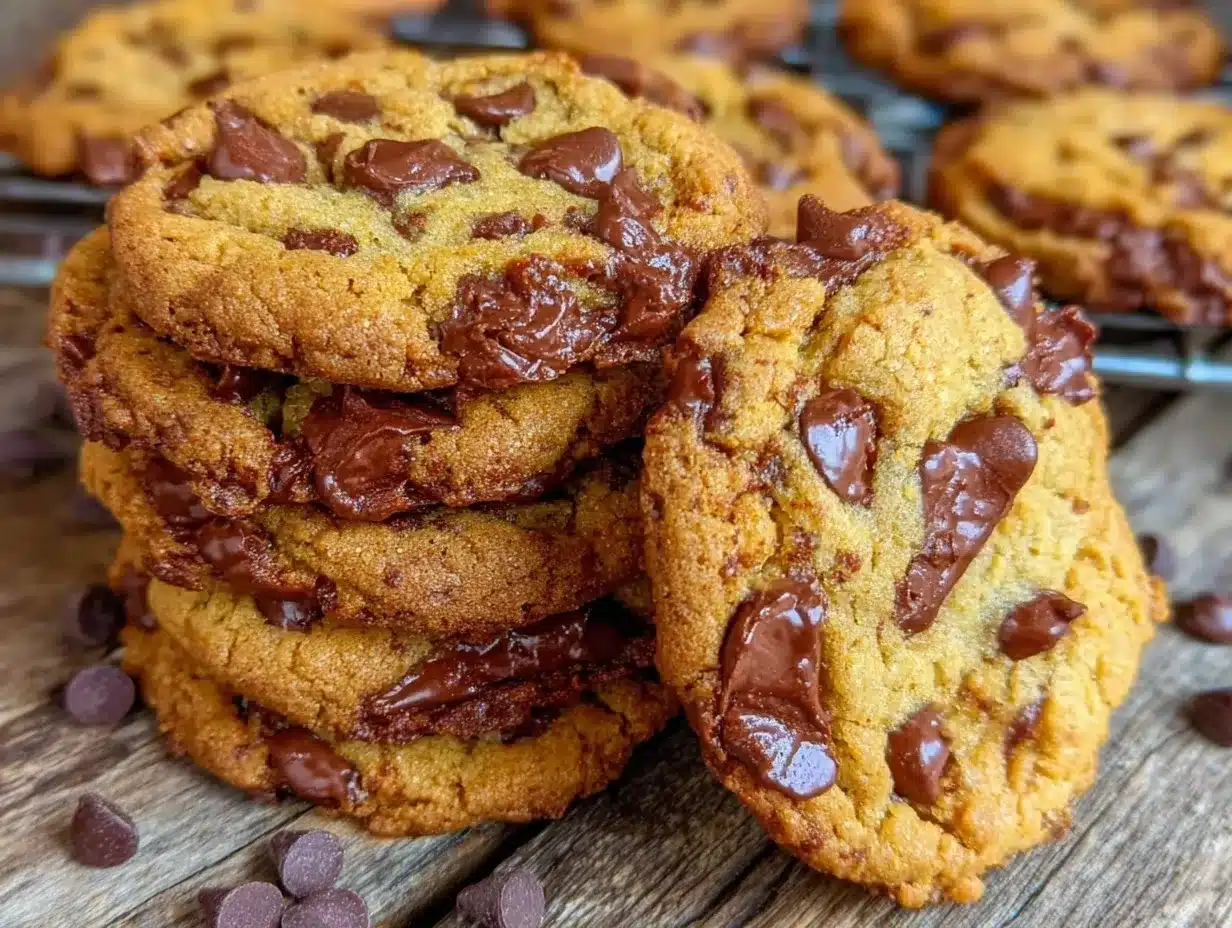 peanut butter chocolate chip cookies preparation steps