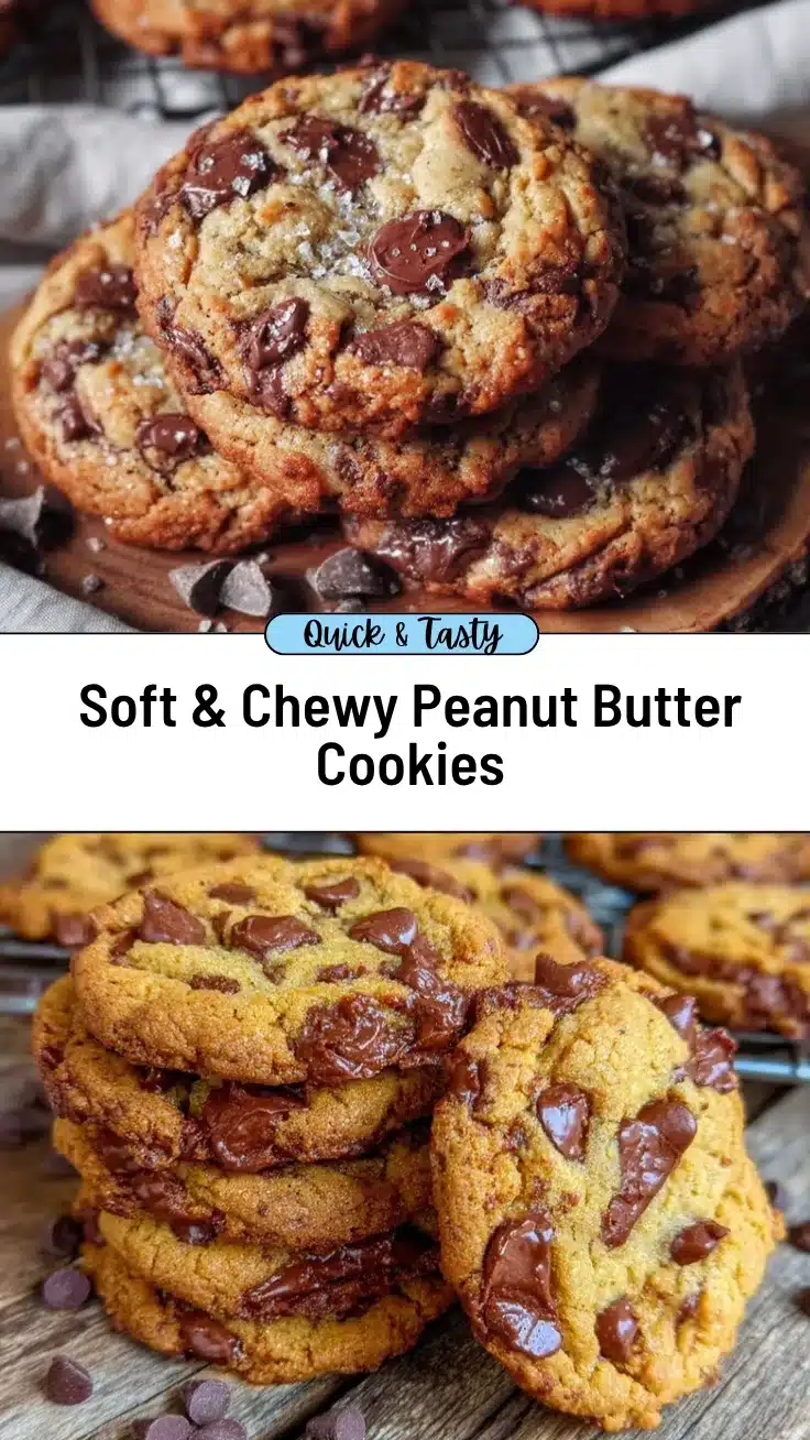 peanut butter chocolate chip cookies recipe