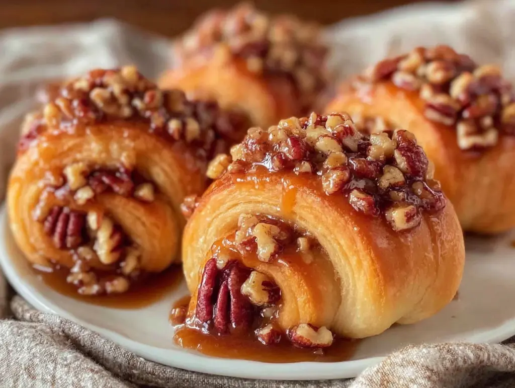 pecan pie crescent rolls - featured image