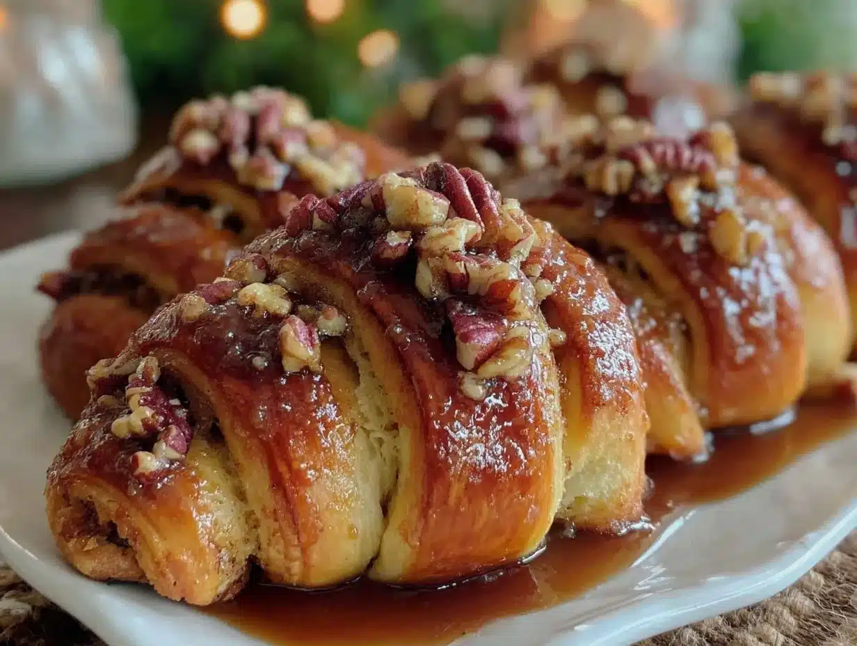 pecan pie crescent rolls preparation steps