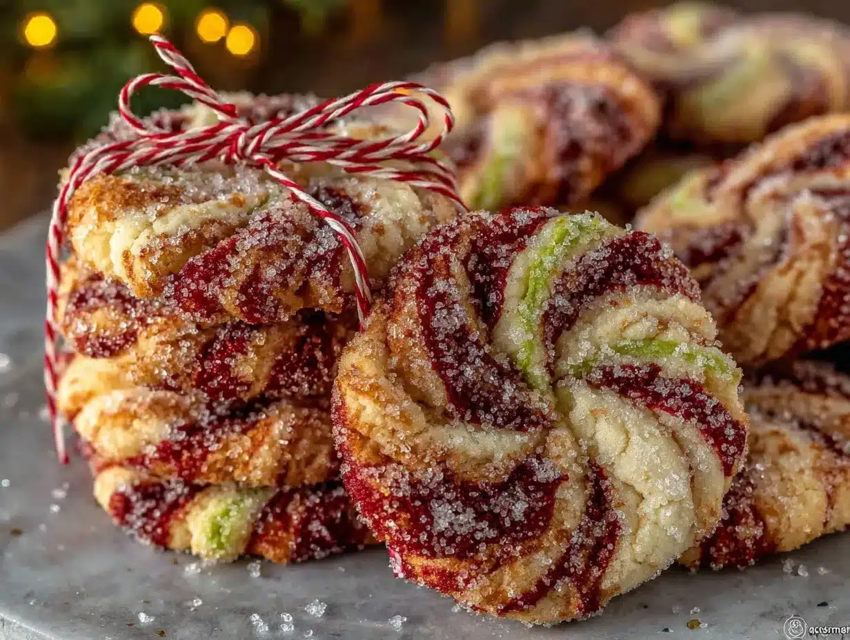 pinwheel cookies preparation steps