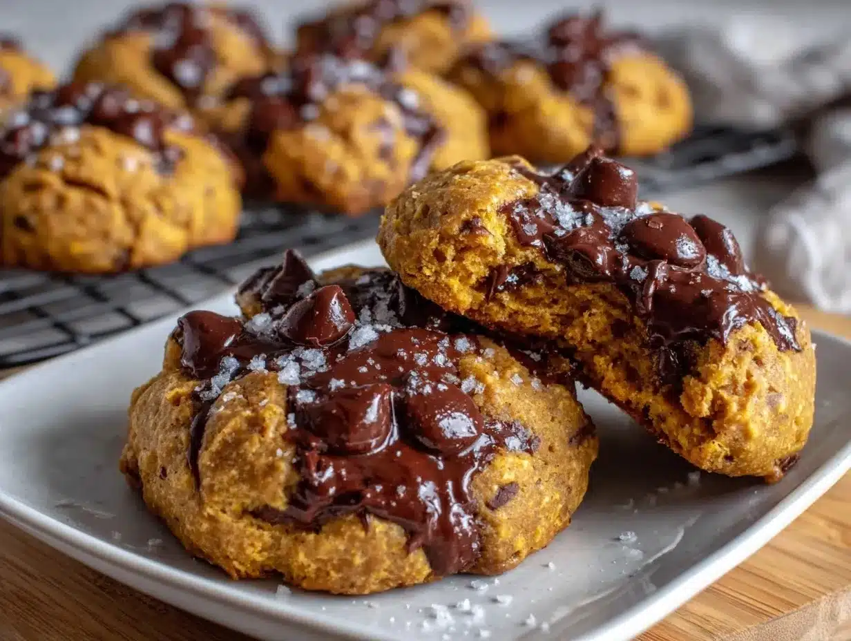 pumpkin chocolate chip cookies preparation steps