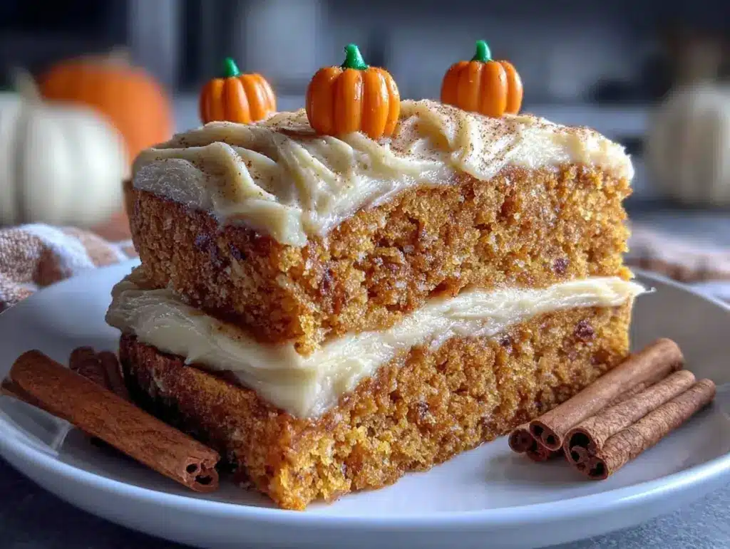 pumpkin layer cake - featured image