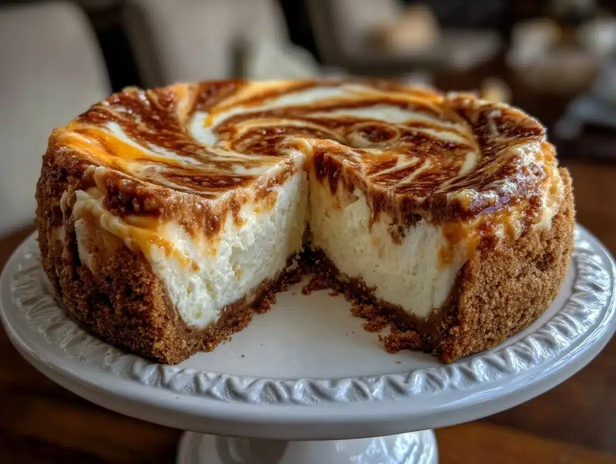 pumpkin swirl cheesecake preparation steps