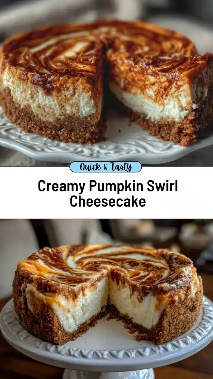pumpkin swirl cheesecake recipe