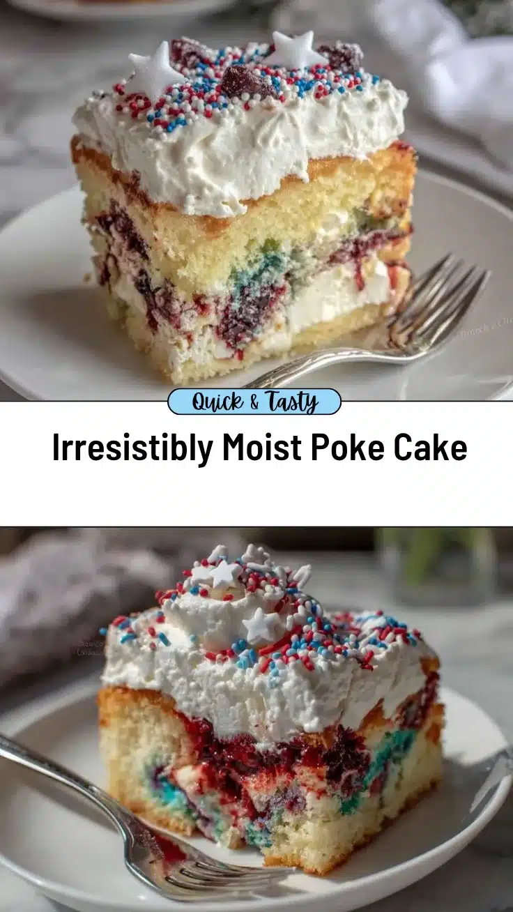 red white and blue poke cake recipe