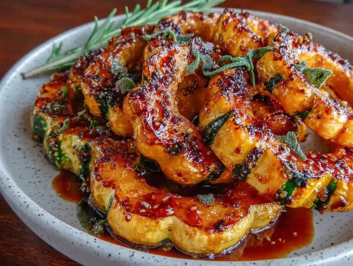 roasted delicata squash preparation steps