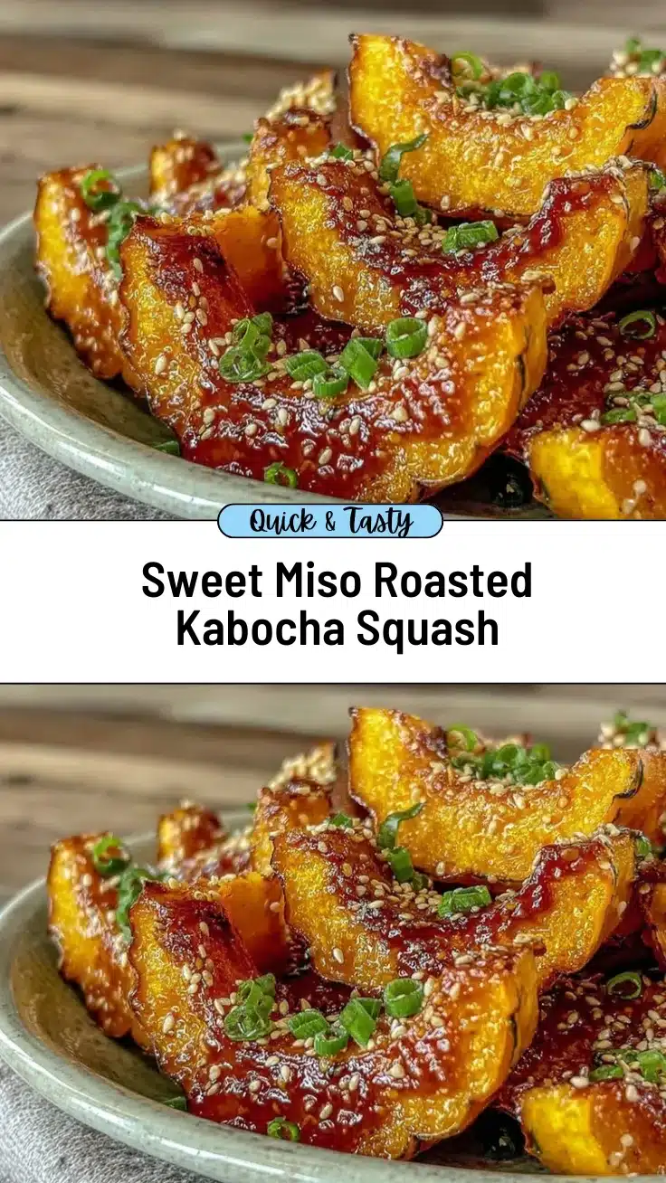 roasted kabocha squash with miso glaze recipe