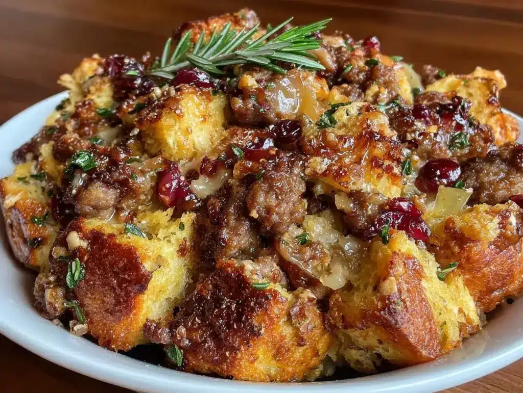 sausage and apple stuffing - featured image
