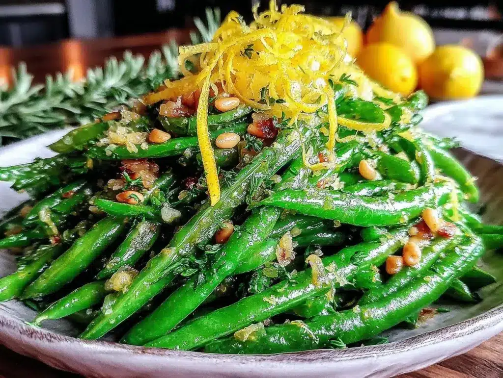 sautéed green beans recipe - featured image