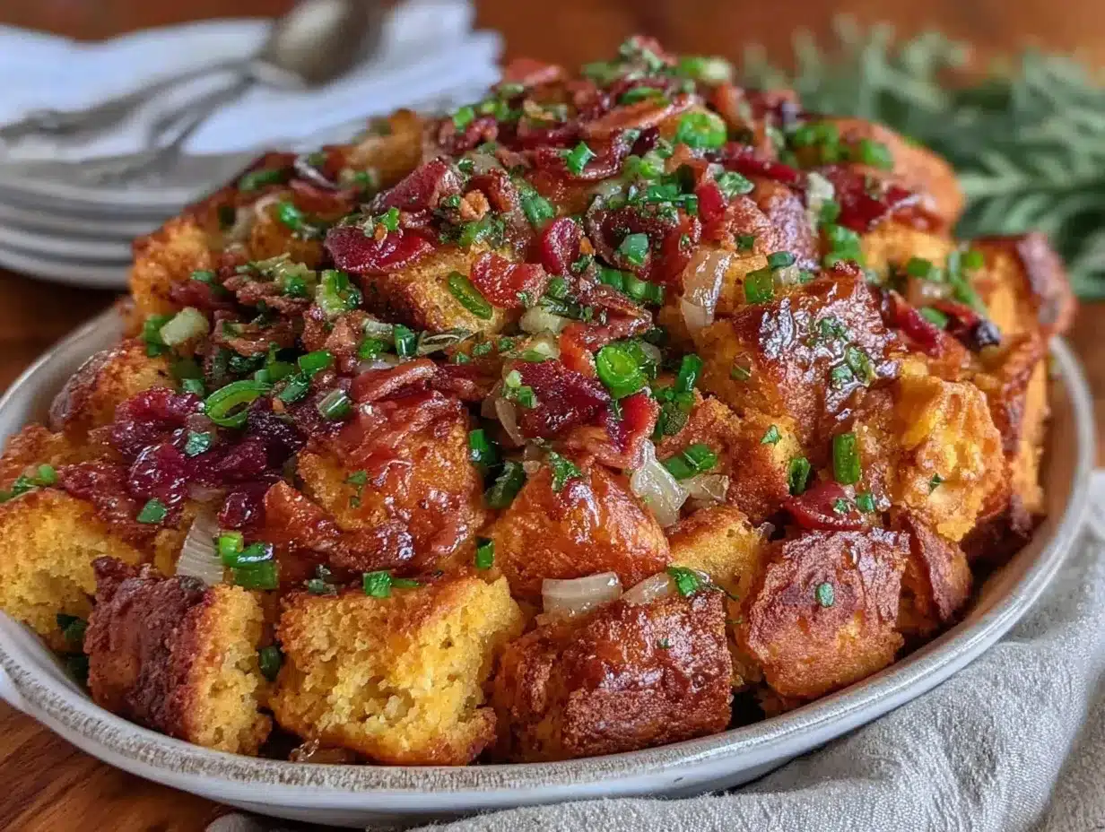 savory cornbread stuffing preparation steps