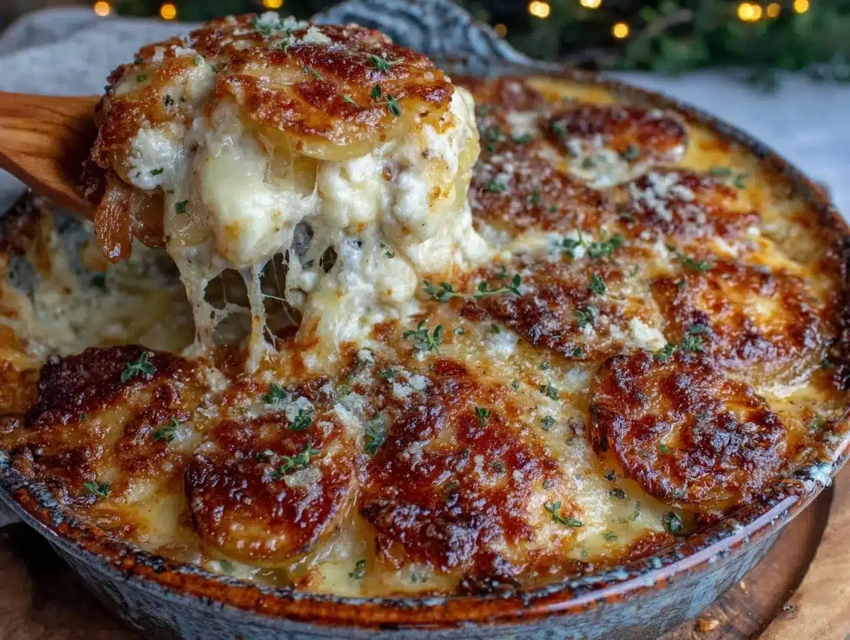 scalloped potatoes with caramelized onions and gruyère preparation steps
