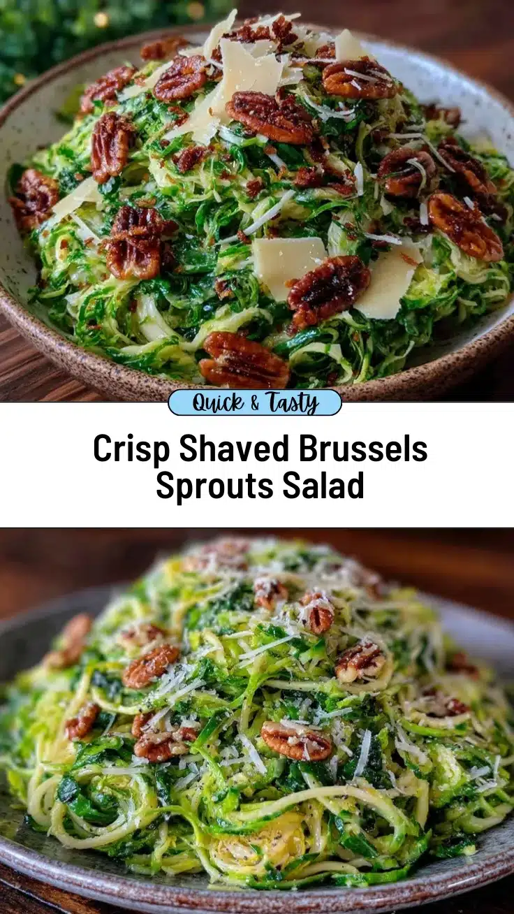 shaved Brussels sprouts salad recipe