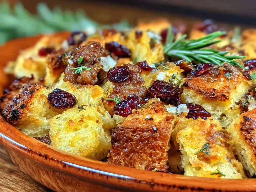 sourdough herb stuffing - featured image