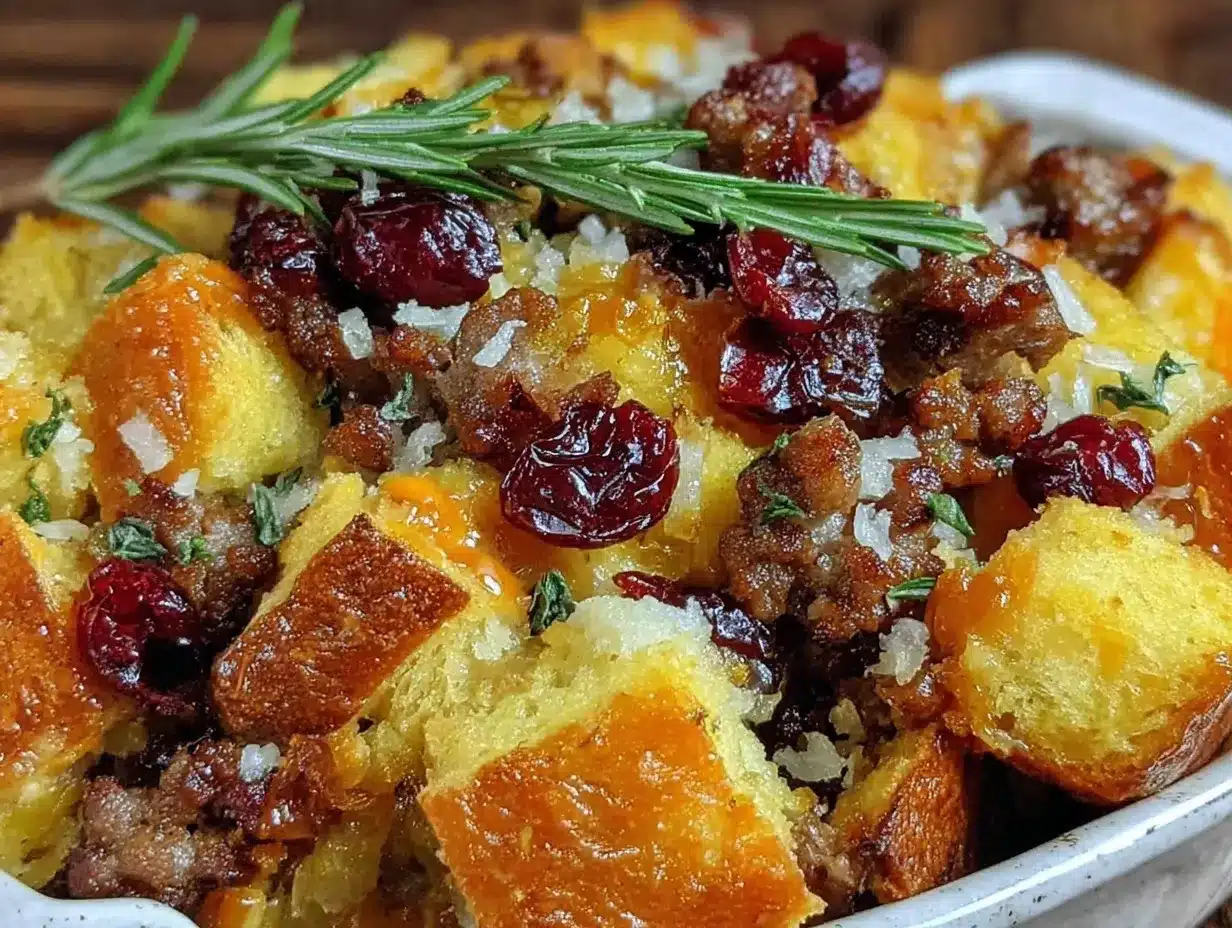 sourdough herb stuffing preparation steps