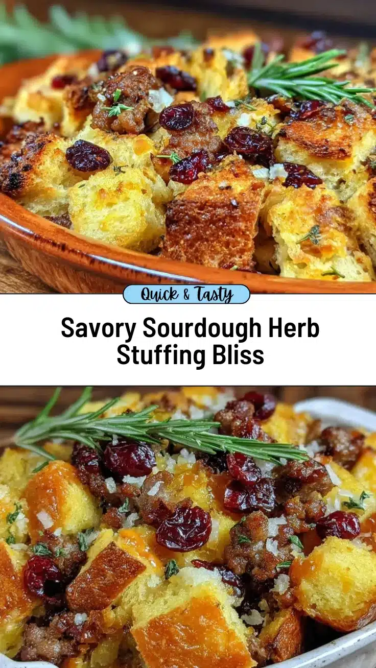 sourdough herb stuffing recipe