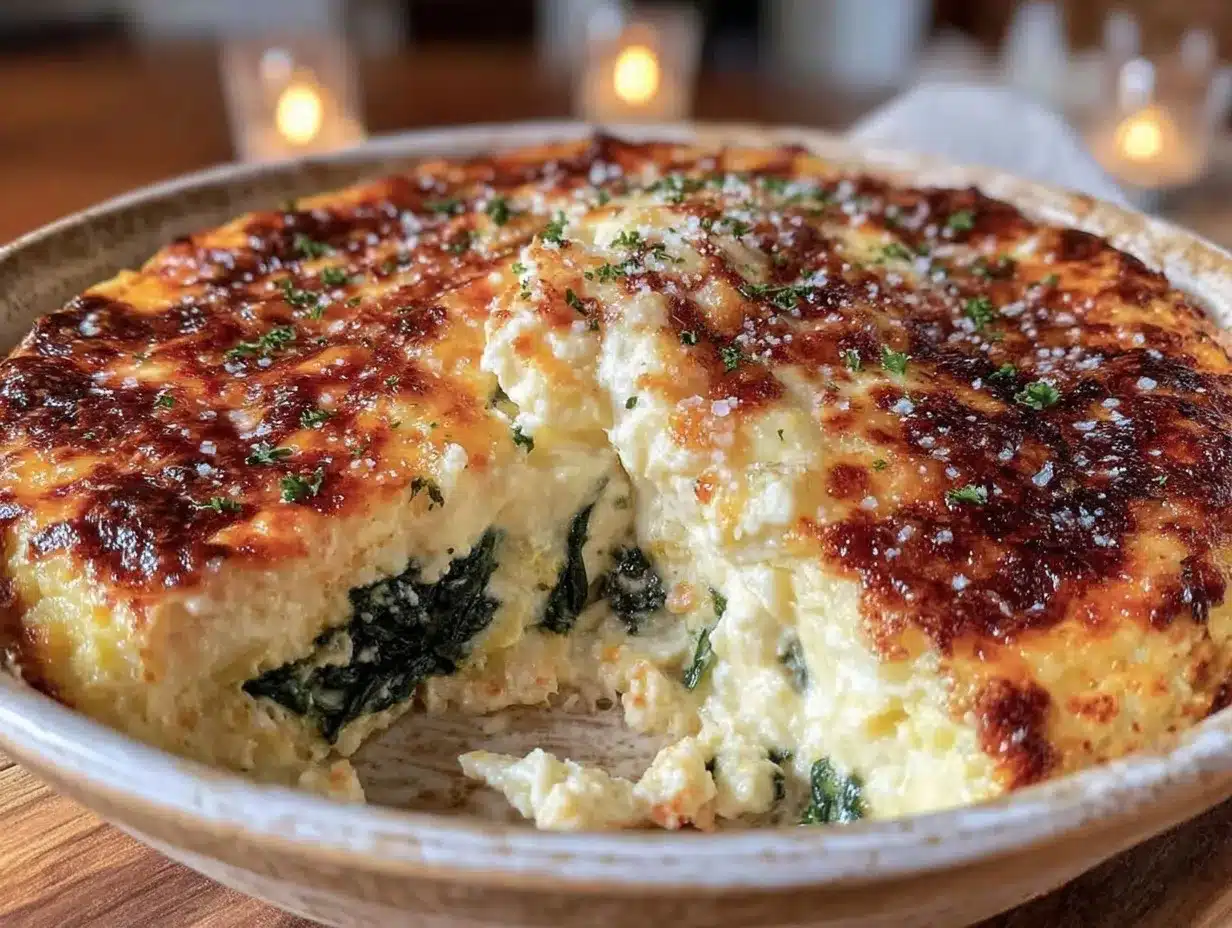 spinach artichoke casserole preparation steps
