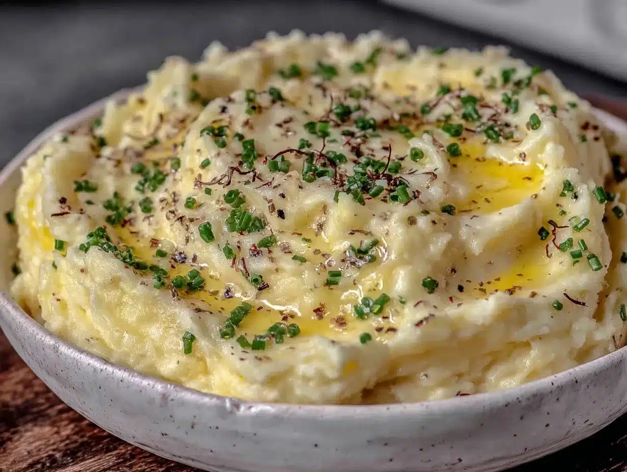 truffle mashed potatoes preparation steps