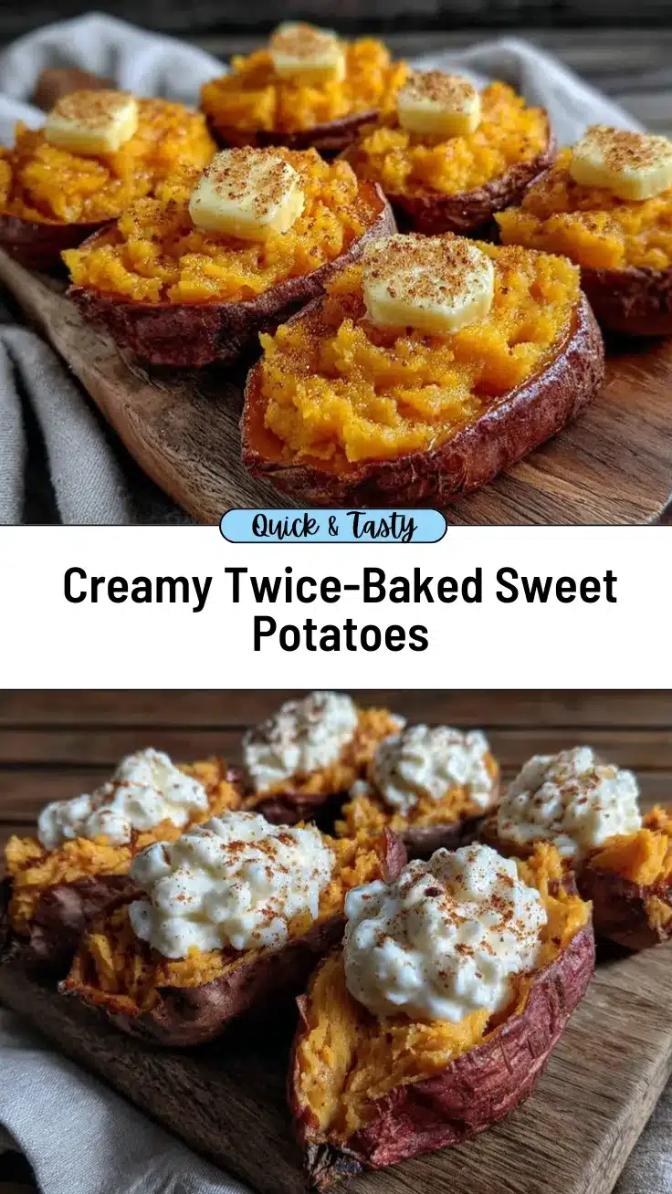 twice-baked sweet potatoes recipe