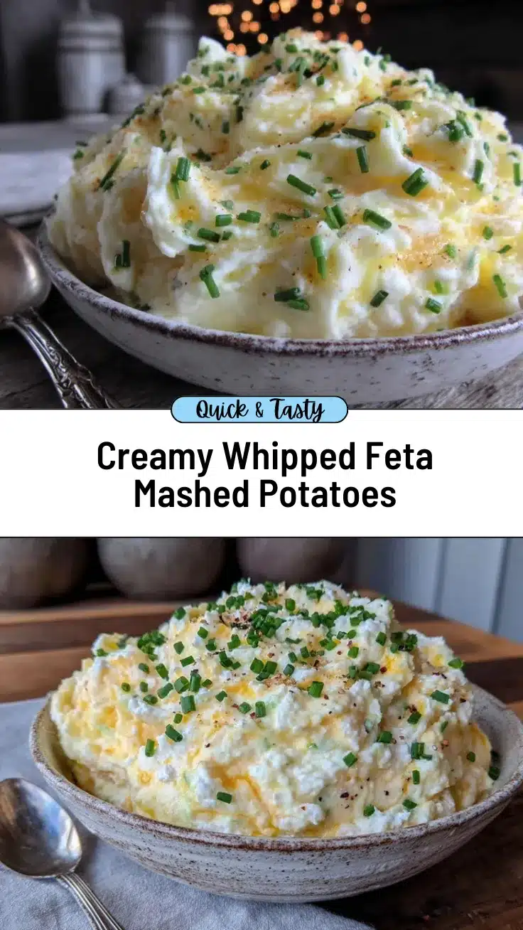 whipped feta mashed potatoes recipe