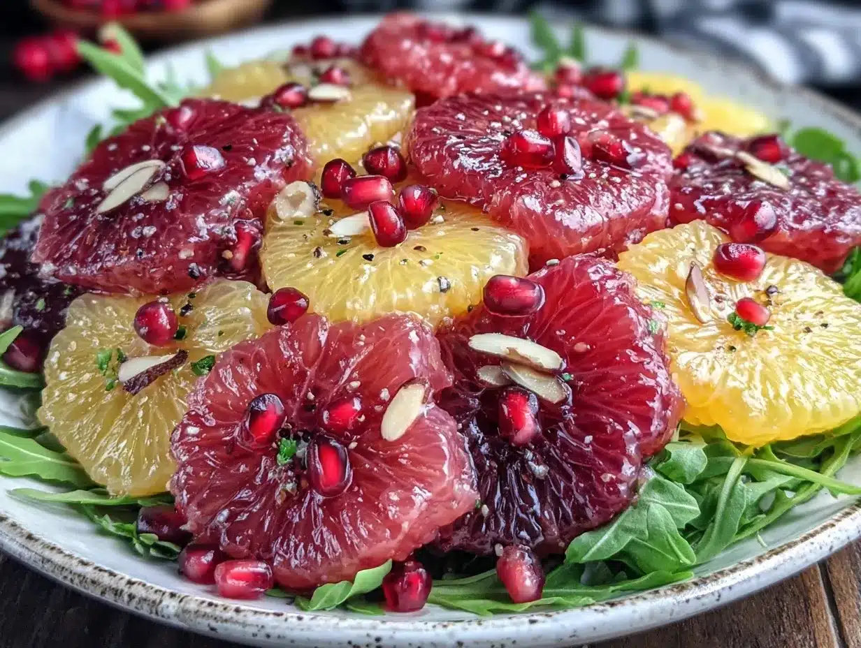 winter citrus salad preparation steps