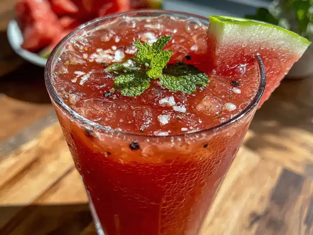 agua fresca watermelon recipe - featured image