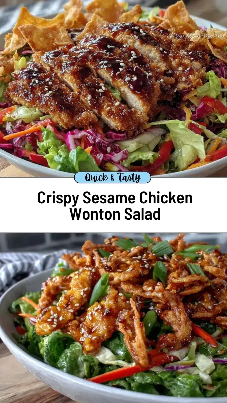 asian sesame chicken salad recipe