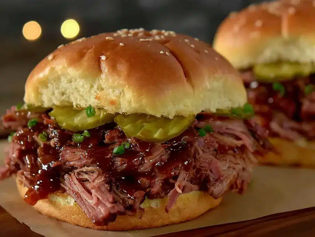 BBQ brisket sandwich - featured image