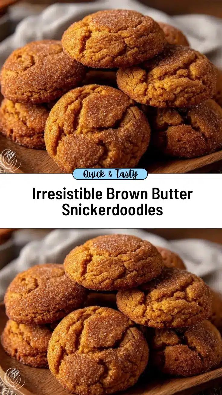 brown butter snickerdoodles recipe
