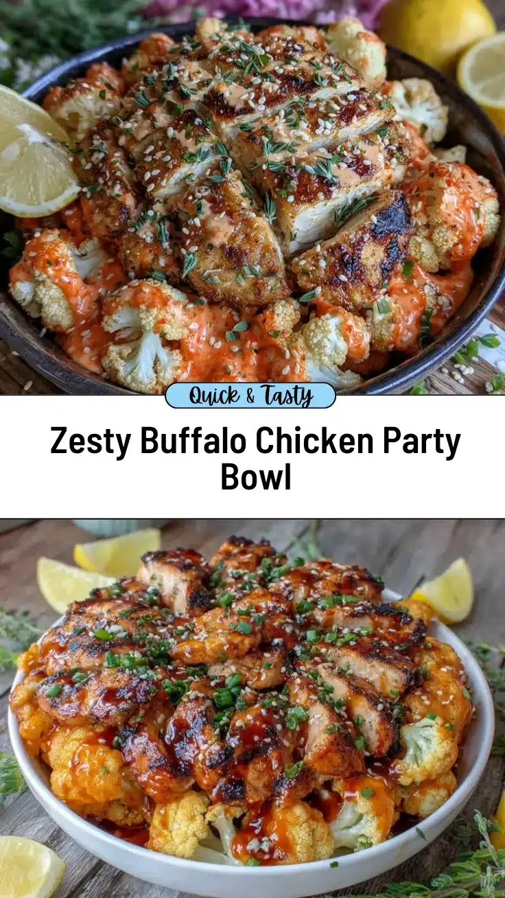 buffalo party bowl recipe