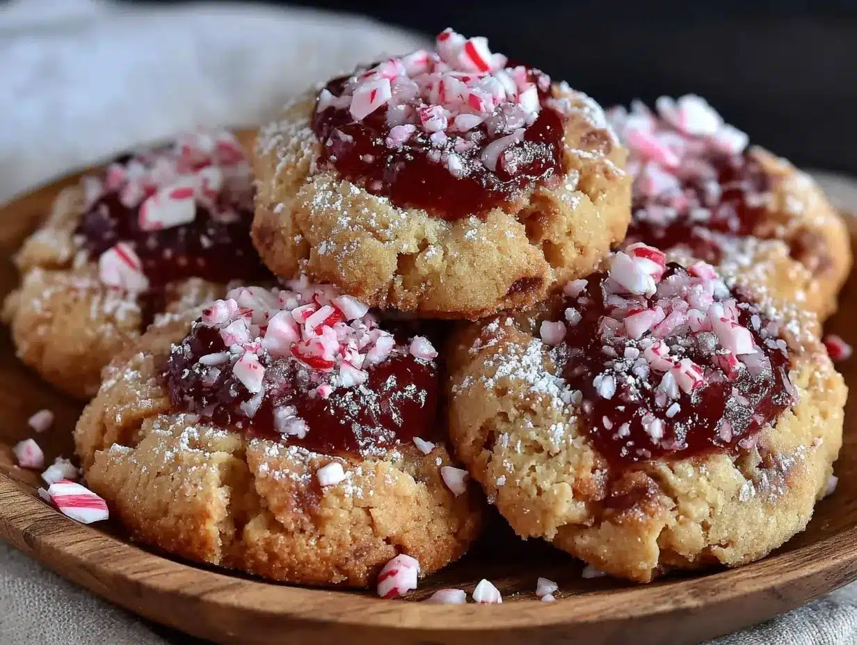 Candy Cane Kiss Cookies preparation steps