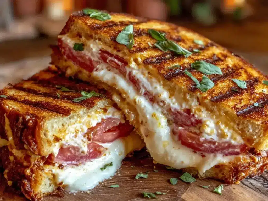 Caprese panini recipe - featured image