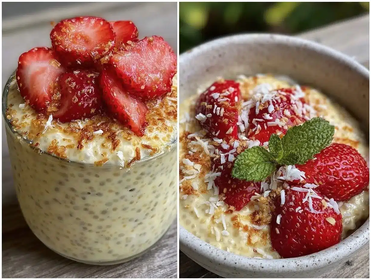 chia pudding bowl preparation steps