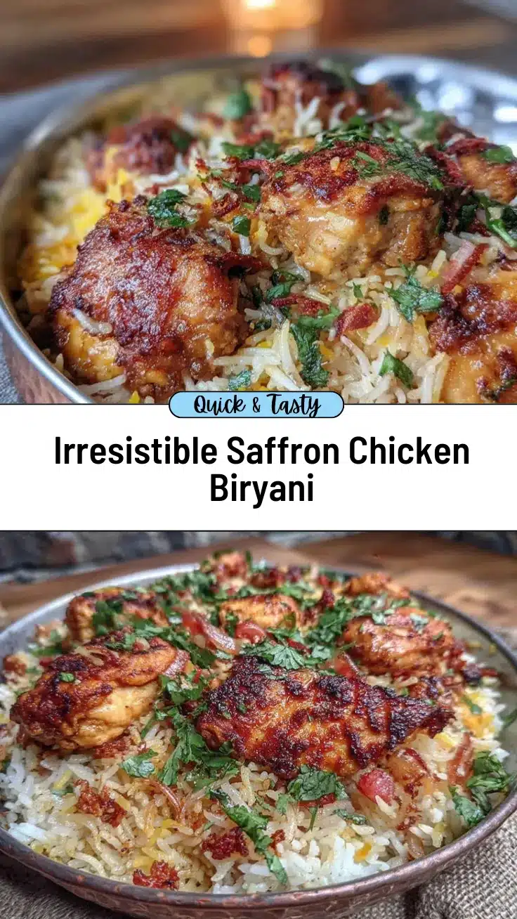 chicken biryani with saffron recipe