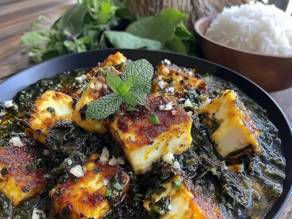 creamy palak paneer recipe - featured image