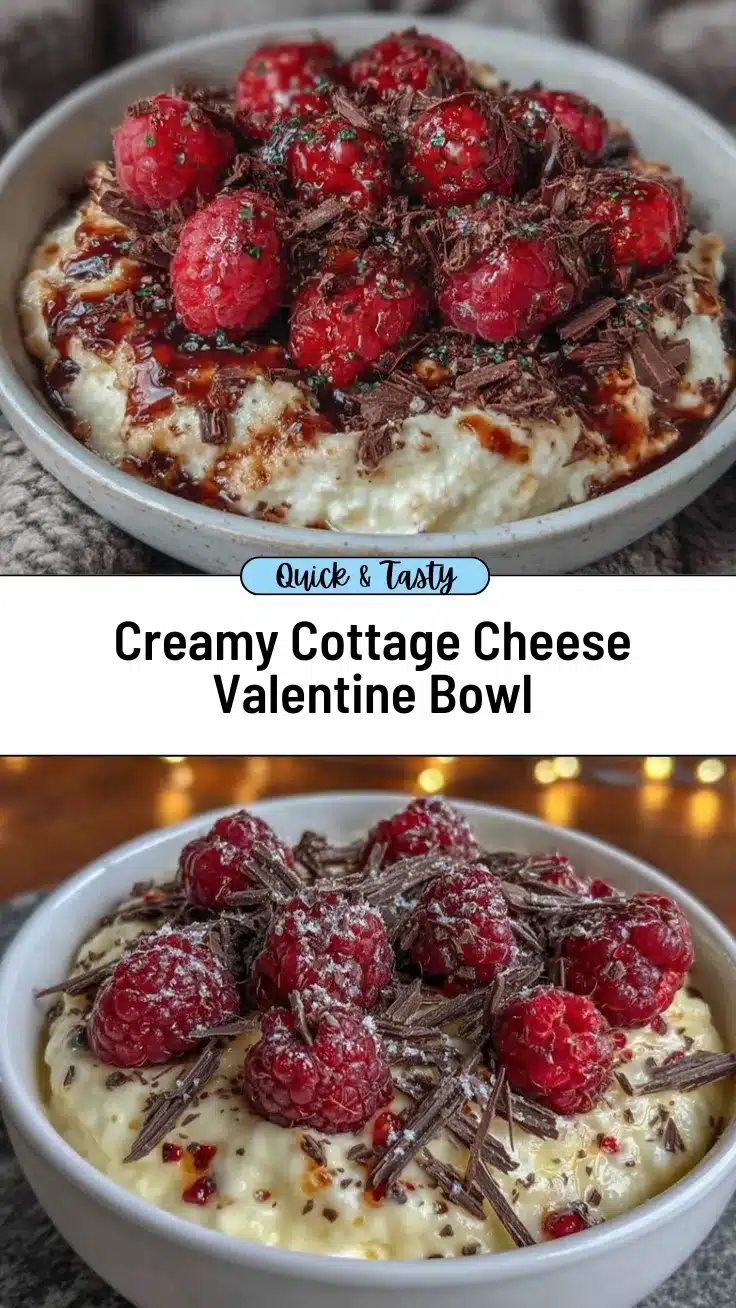decadent valentines sweets cottage cheese bowl recipe