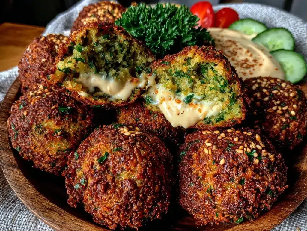 falafel recipe with tahini sauce - featured image
