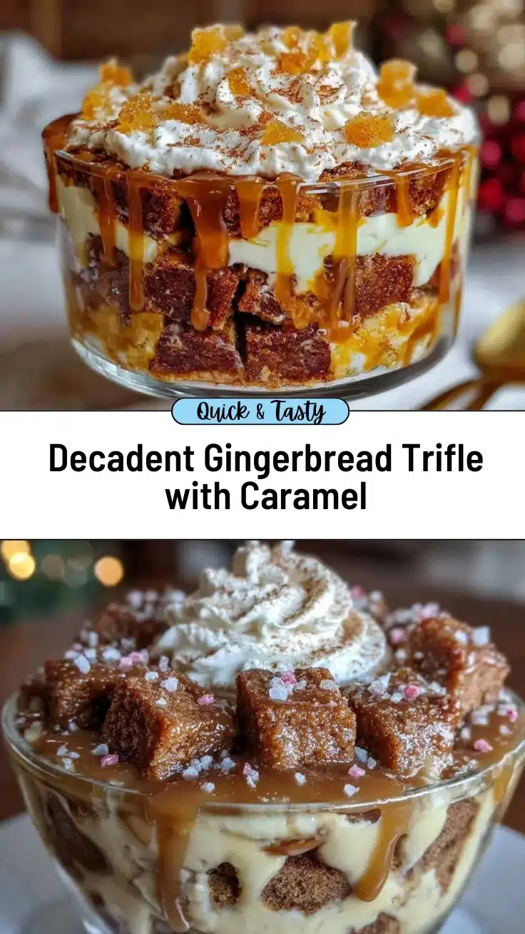 gingerbread trifle with caramel recipe