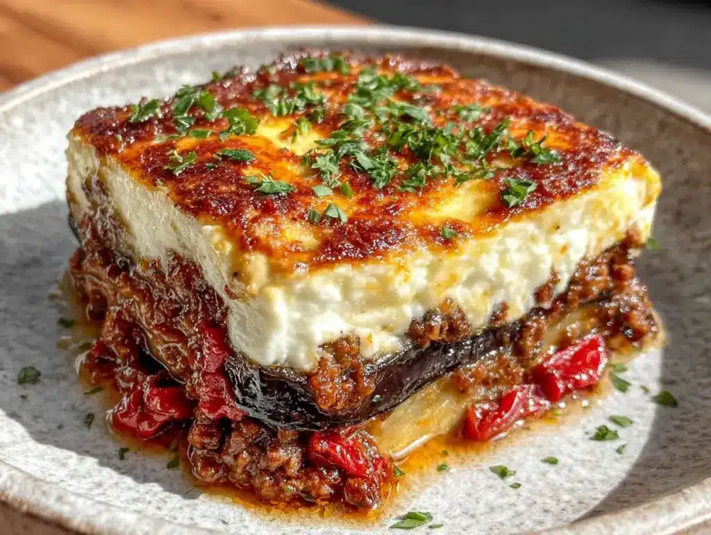 Greek moussaka recipe - featured image
