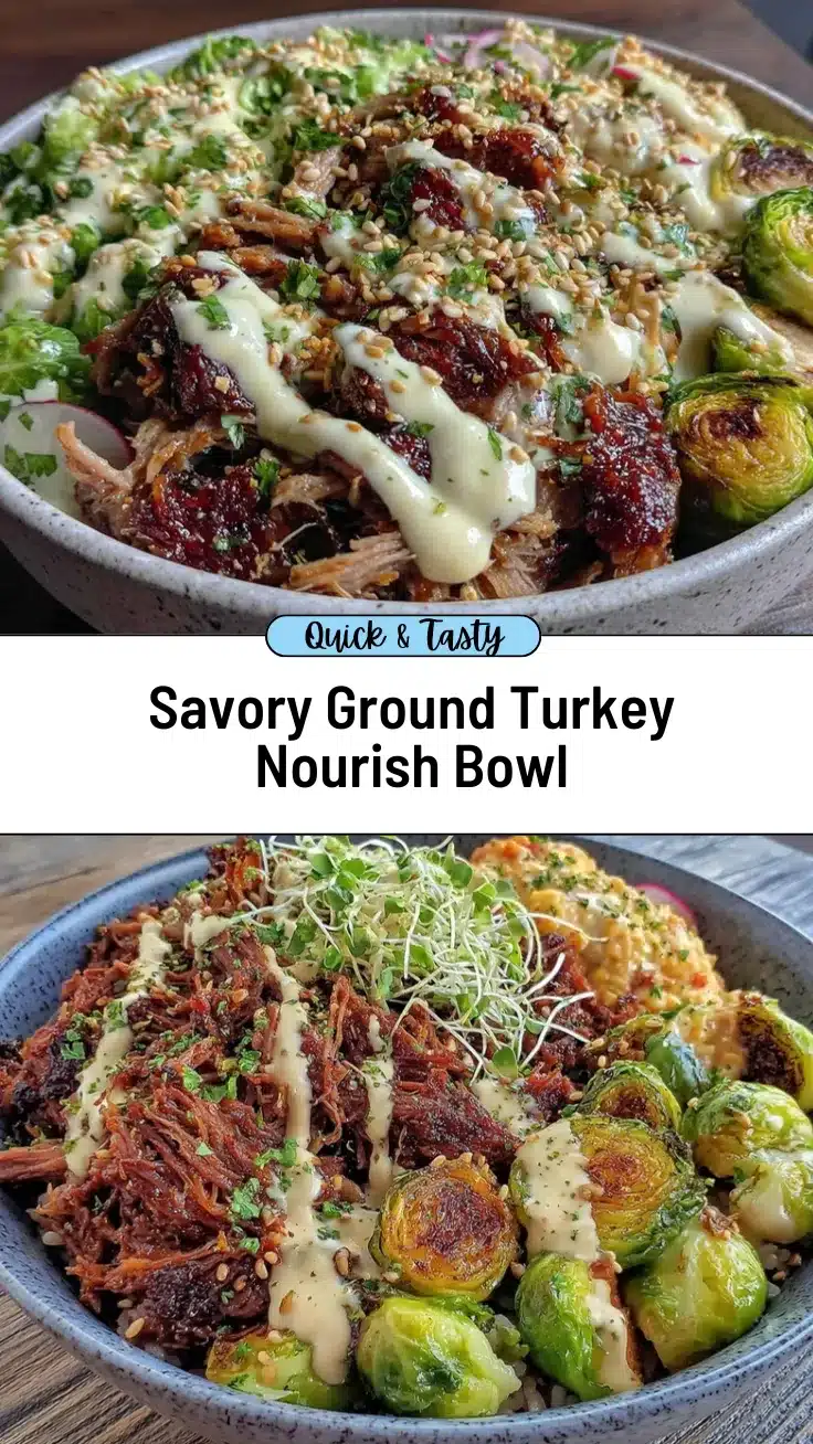 ground turkey nourish bowl recipe