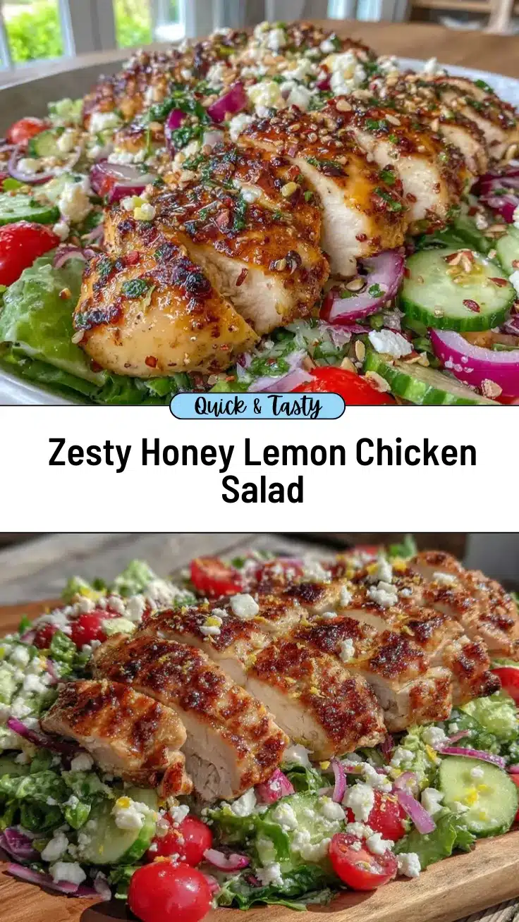 honey lemon grilled chicken salad recipe