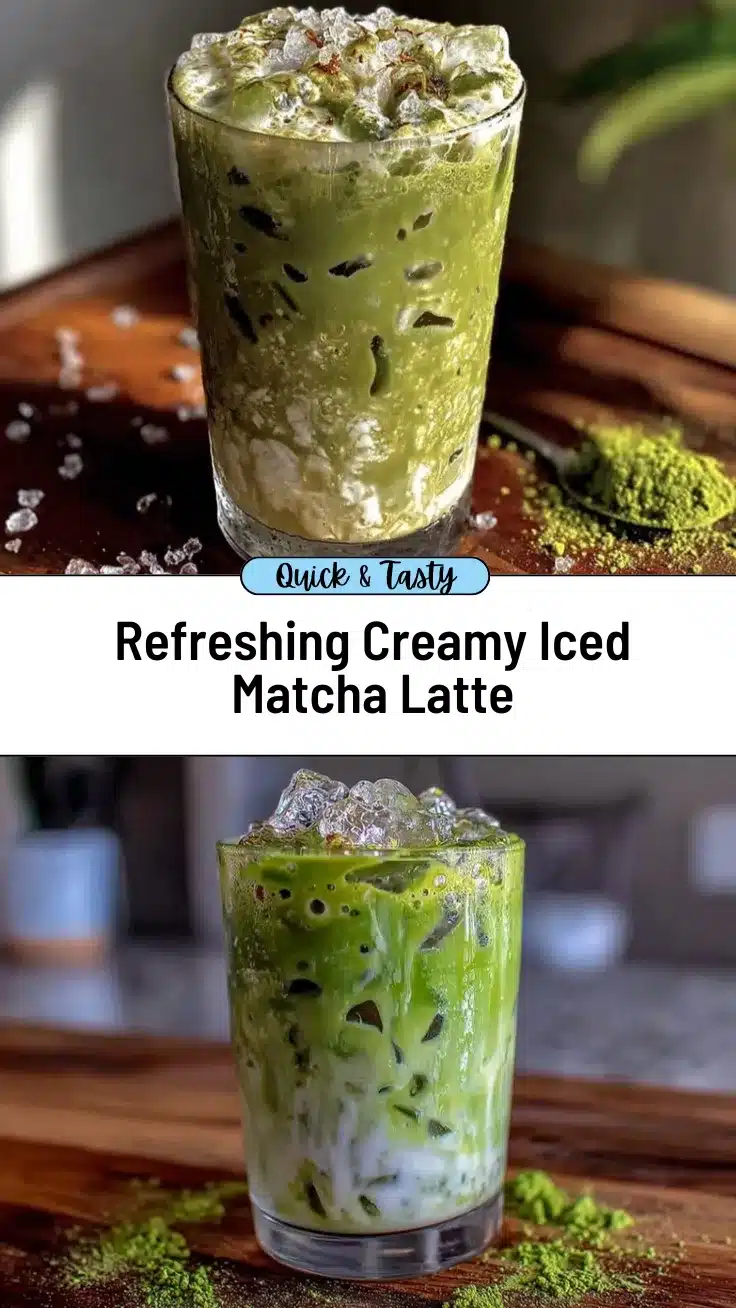 iced matcha green tea latte recipe