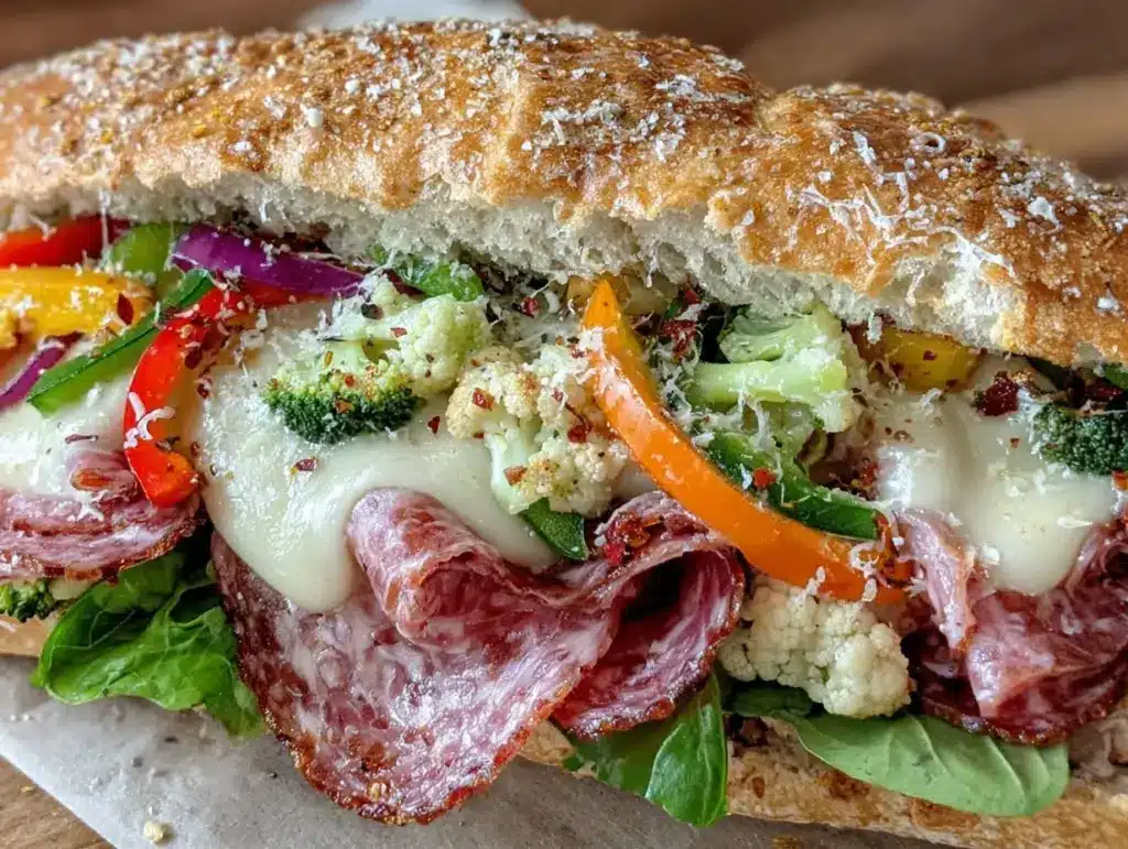 Italian sub with zesty giardiniera - featured image