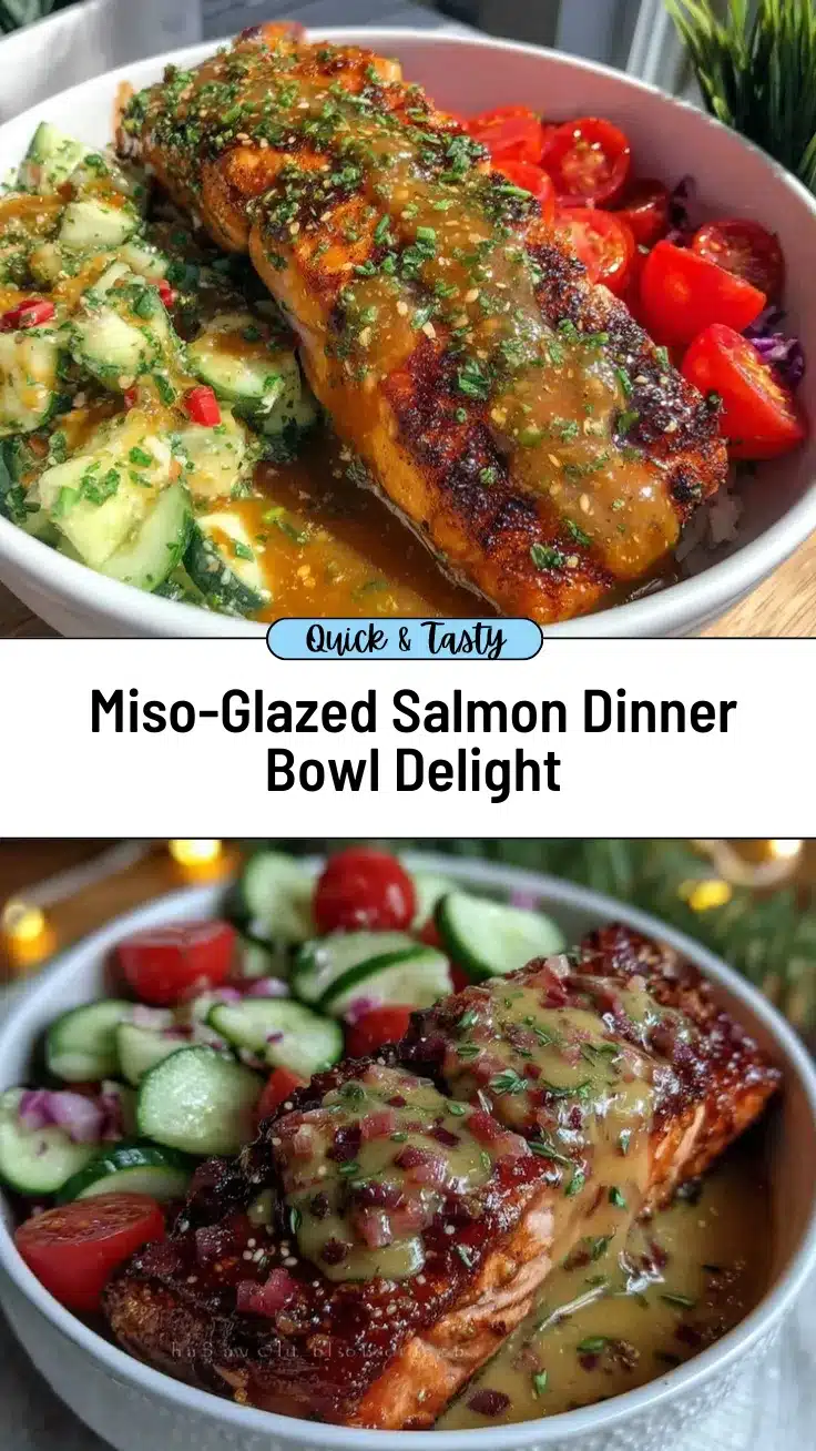 miso-glazed salmon dinner bowl recipe