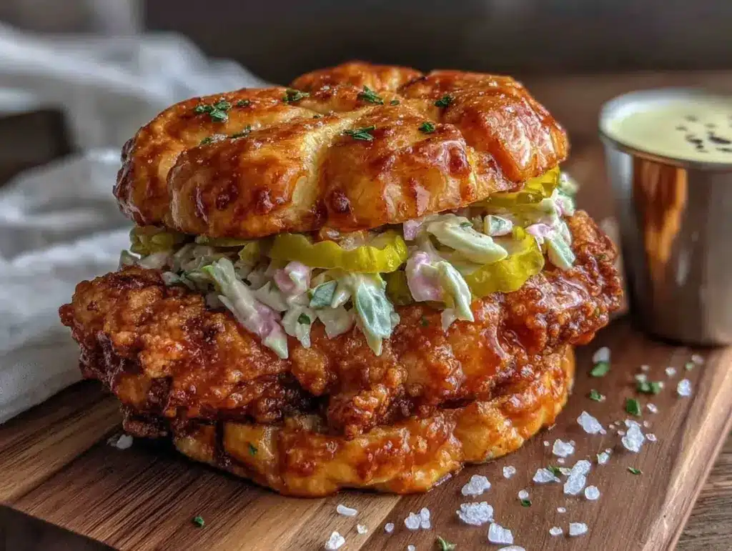 Nashville hot chicken sandwich recipe - featured image