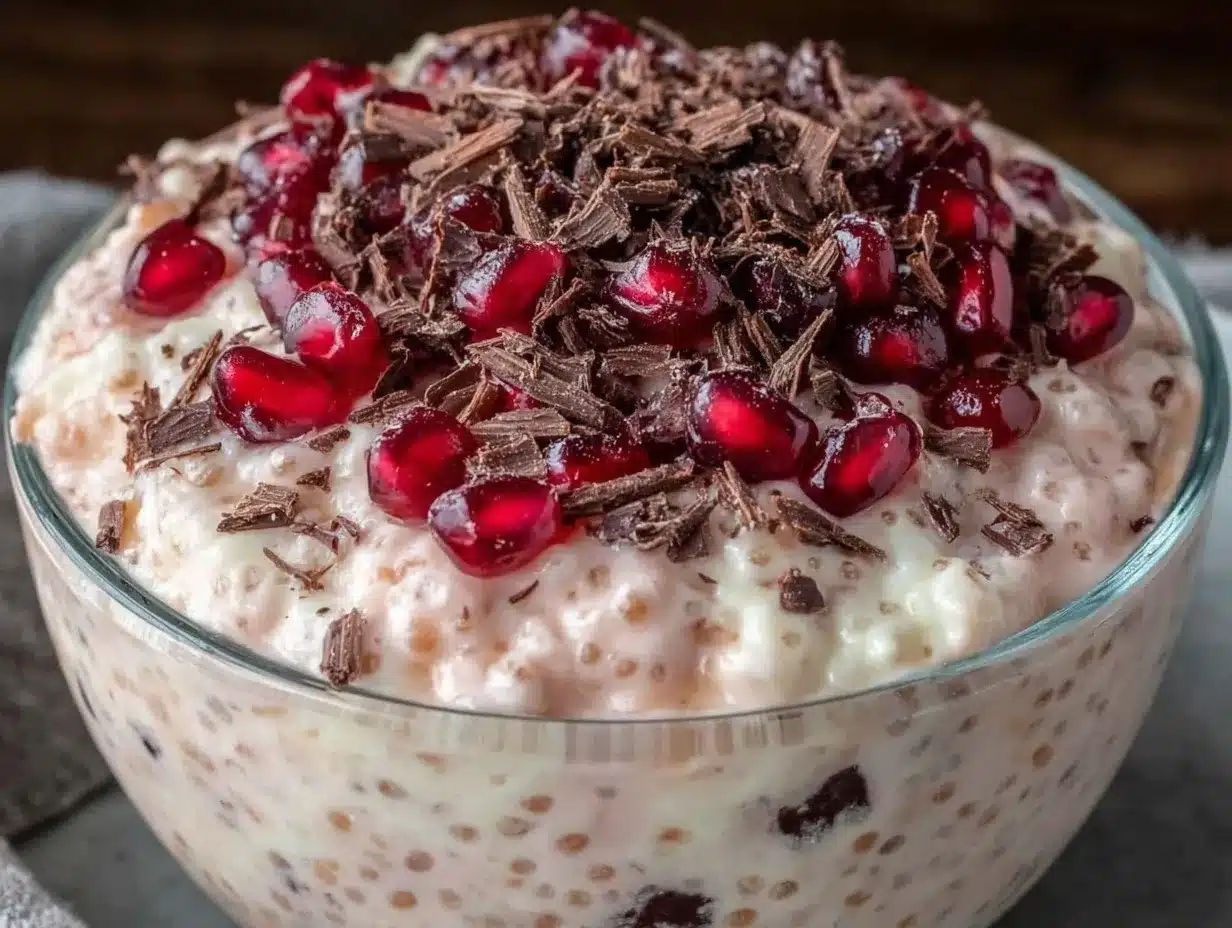 non candy Valentines chia pudding bowl preparation steps