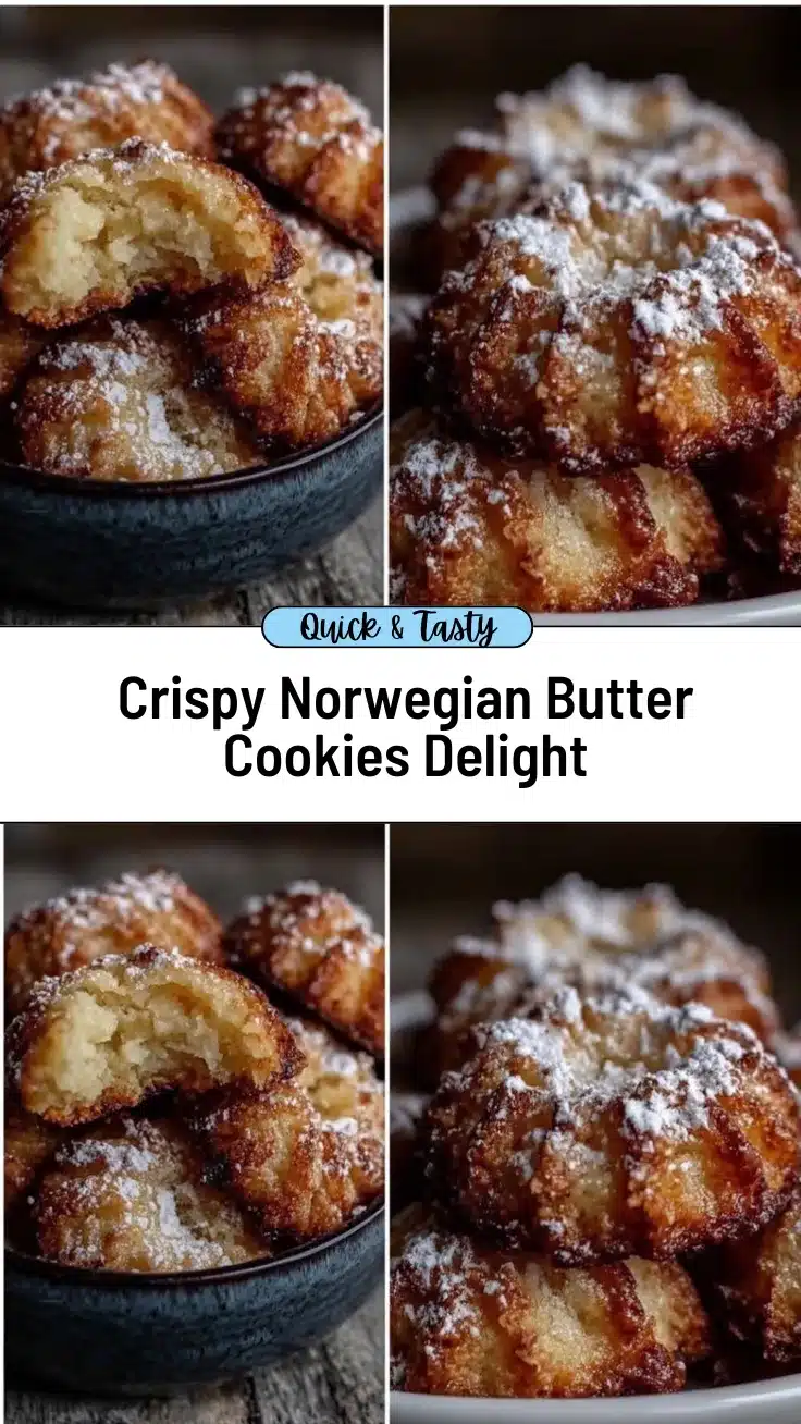 Norwegian butter cookies Smultringer recipe