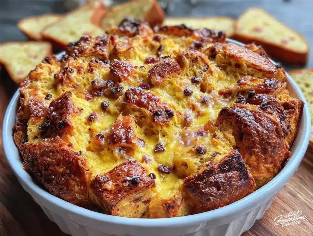 panettone bread pudding recipe - featured image