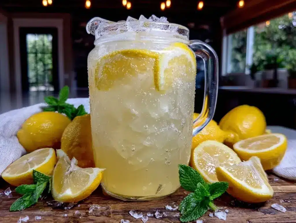 refreshing homemade lemonade recipe - featured image